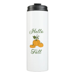 Hello Fall Minimalistisch Niedlich Thermosbecher