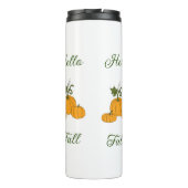 Hello Fall Minimalistisch Niedlich Thermosbecher (Rückseite)