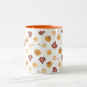 “Hello Fall” Mug | Cozy Autumn Aesthetic | Seasona Zweifarbige Tasse (Mittel)