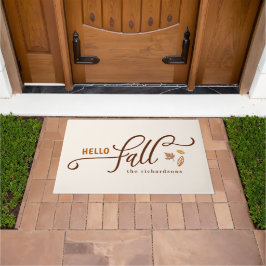 Hello Fall Personalisiert Fußmatte