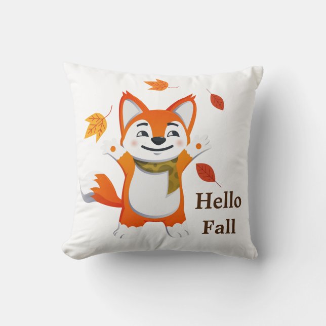 Hello Fall Pillow Kissen (Vorderseite)