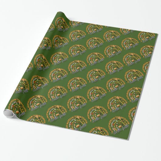Hello Fall Pumpkin Trendy Geschenkpapier (Ungerollt)