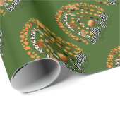 Hello Fall Pumpkin Trendy Geschenkpapier (Rolleneckpunkt)