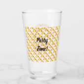 Hello Fall Pumpkin Trendy Glas (Rückseite)