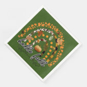 Hello Fall Pumpkin Trendy Serviette (Ecke)