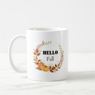 Hello Fall Rustic Pumpkin - Gemütlicher Bauernhof  Kaffeetasse