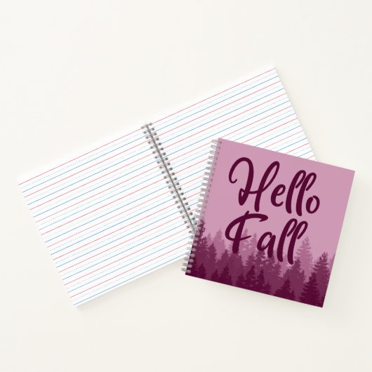Hello Fall Season Notizblock (Innenseite)
