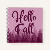 Hello Fall Season Notizblock (Vorderseite)
