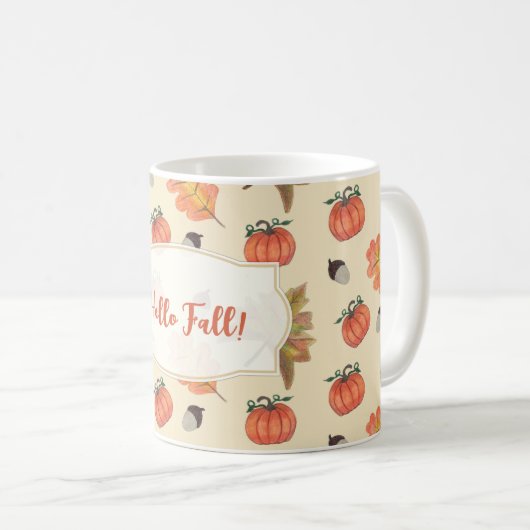 Hello Fall Tasse (VorderseiteRechts)
