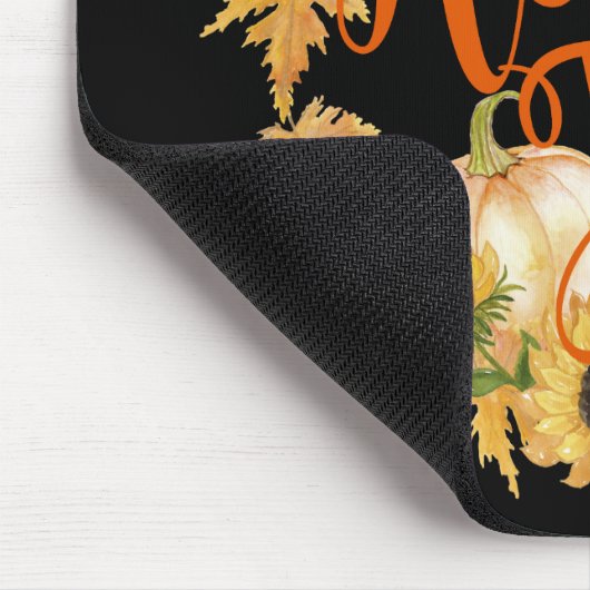 Hello Fall Wreath Graphic Mousepad (Ecke)