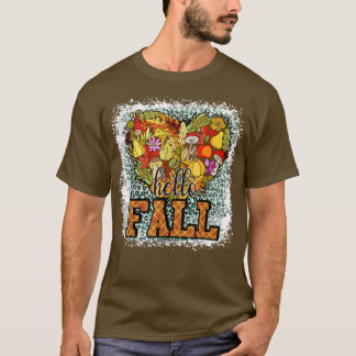 Hello Fall Yall Pumpkin Herbst Herbst Erntedank T-Shirt