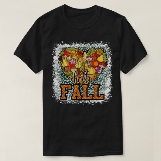 Hello Fall Y'all Pumpkin Herbst Herbst Erntedank T-Shirt (Design vorne)