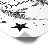 Hello Feyre Darling Acotar Design Sticker Poster (Ecke)