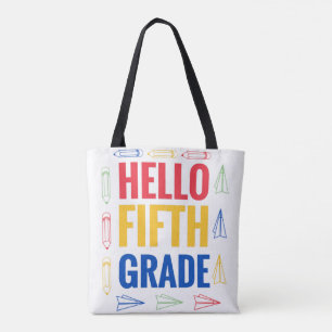 Hello Fifth Grade Tasche