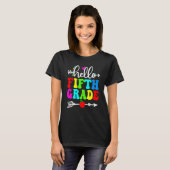 Hello Fifth Grade Team 5th Grade Back To School Te T-Shirt (Vorne ganz)