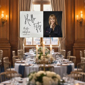 Hello Fifty Photo Script 50th Birthday Party Banner