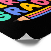 Hello First Grade 1st Grade Back To School Teacher Poster (Ecke)