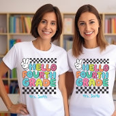 Hello First Grade Anpassbares Tshirt