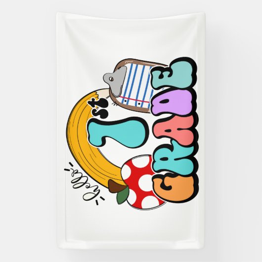 Hello First Grade Banner (Vertikal)