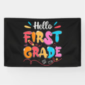 Hello First Grade Banner (Horizontal)