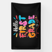Hello First Grade Banner (Vertikal)