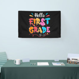 Hello First Grade Banner