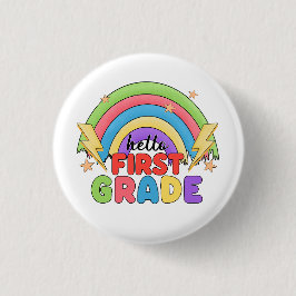 Hello First Grade Button
