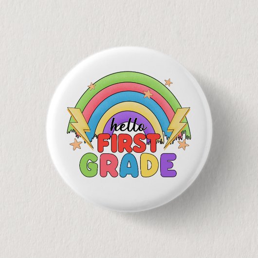 Hello First Grade Button (Vorderseite)