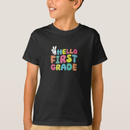 Hello First Grade - Kids- T-Shirt