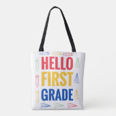 Hello First Grade Tasche (Rückseite)