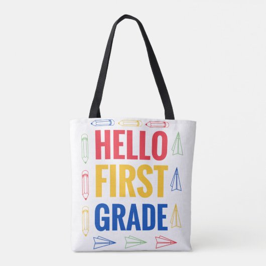 Hello First Grade Tasche (Rückseite)