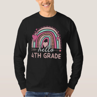 Hello Fourth Grade Team Back to School 4th Grade T T-Shirt