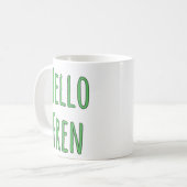 Hello Fren Kaffeetasse (Vorderseite Links)