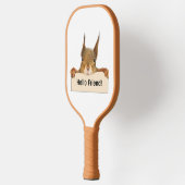 Hello Friend Funny Eichirrel Pickleball Schläger (Links)