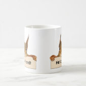 Hello Friend Funny Squirrel Face Kaffeetasse (Mittel)