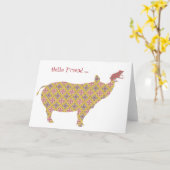 Hello Friend Karte (Gelbe Blume)