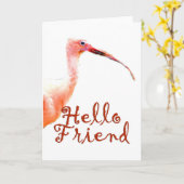 Hello Friend Karte (Gelbe Blume)