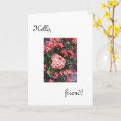 Hello Friend Karte /denken Sie an Sie (Gelbe Blume)