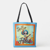 Hello Friend Sugar Skull Tasche (Rückseite)