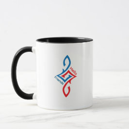 Hello Friends Simple Happy Greeting Design Tasse