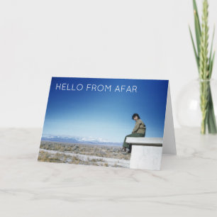 Hello From Afar Friendship Karte