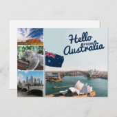 Hello From Australia Postcard Postkarte (Vorne/Hinten)