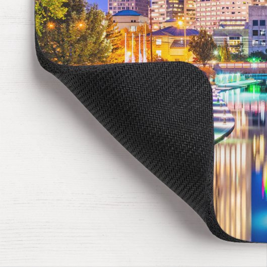 Hello From Beautiful Indianapolis, Indiana, USA Mousepad (Ecke)