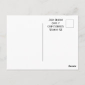 Hello From Camp Postcard Postkarte (Rückseite)