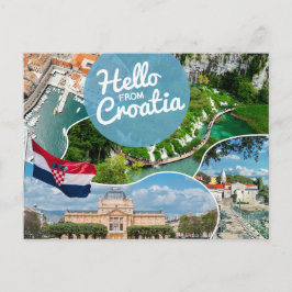 Hello from Croatia Postcard Postkarte