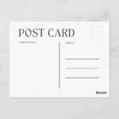 Hello From Detroit Postcard Postkarte (Rückseite)