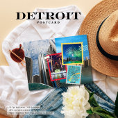 Hello From Detroit Postcard Postkarte
