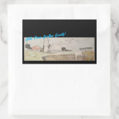 Hello From Goodhue Landkreis Rechteckiger Aufkleber (Tasche)