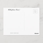 Hello From Iowa Postcard Postkarte (Rückseite)