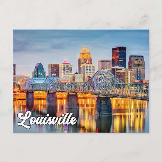 Hello From Louisville, Kentucky, USA Postkarte (Vorderseite)